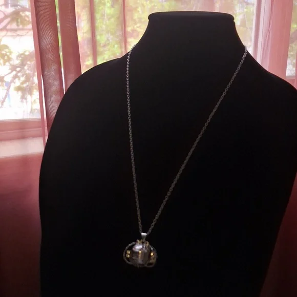 Silver Photo Locket Necklace - Picture 6 of 7